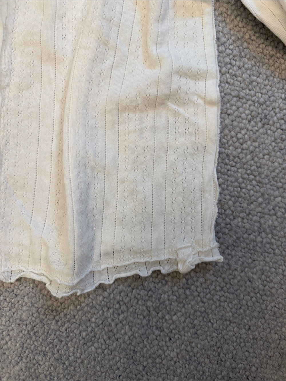 We The Free Cream Button-Front Ribbed Knit Top - Picture 5 of 7